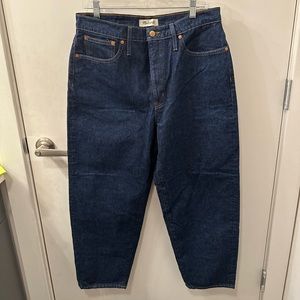 Madewell Size 30 Balloon Jeans in Mapleside Wash